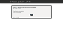 Desktop Screenshot of cro.hosted.phplist.com