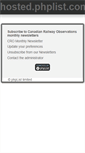 Mobile Screenshot of cro.hosted.phplist.com