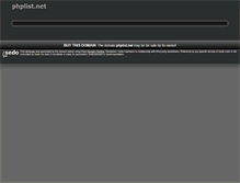 Tablet Screenshot of phplist.net